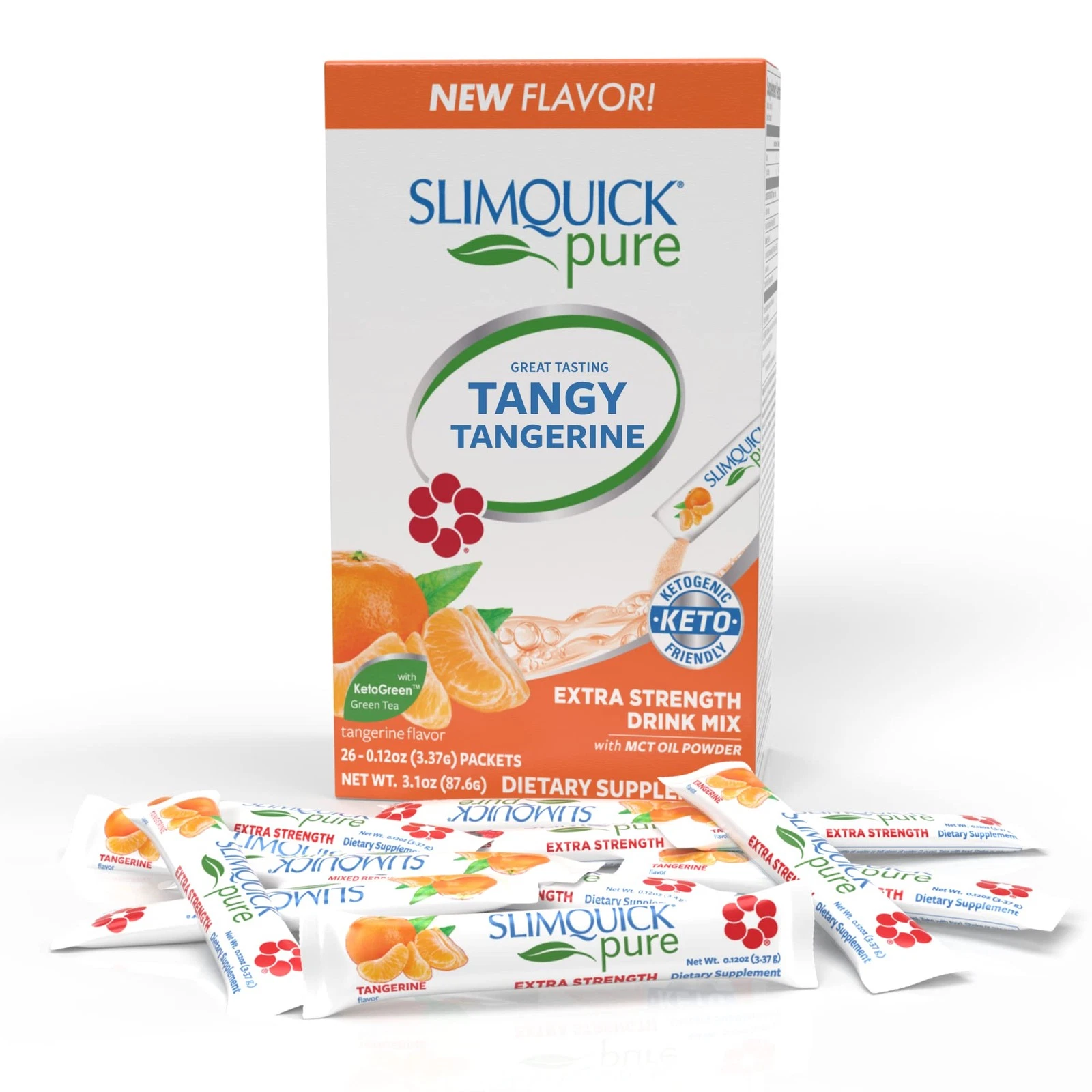 SlimQuick Extra Strength Weight Management Drink Mix for Women Tangerine - He...