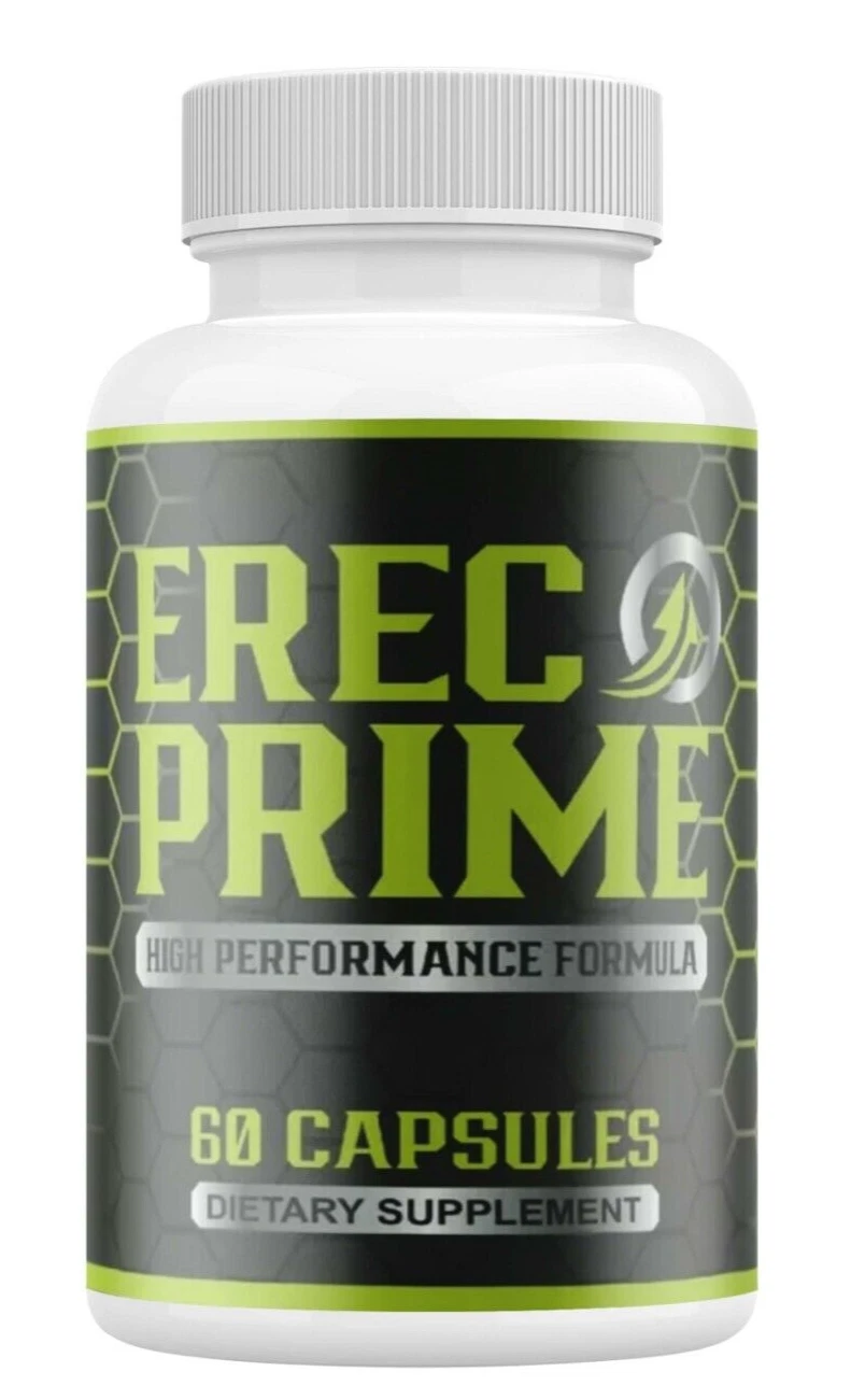 Erec Prime Men Pills - Erec Prime Male Vitality Supplement - 1 Pack