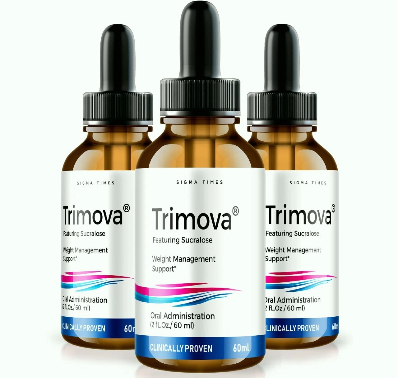 (3 Pack) Trimova Weight Loss Drops for Burning Excess Fat & Boosting Energy