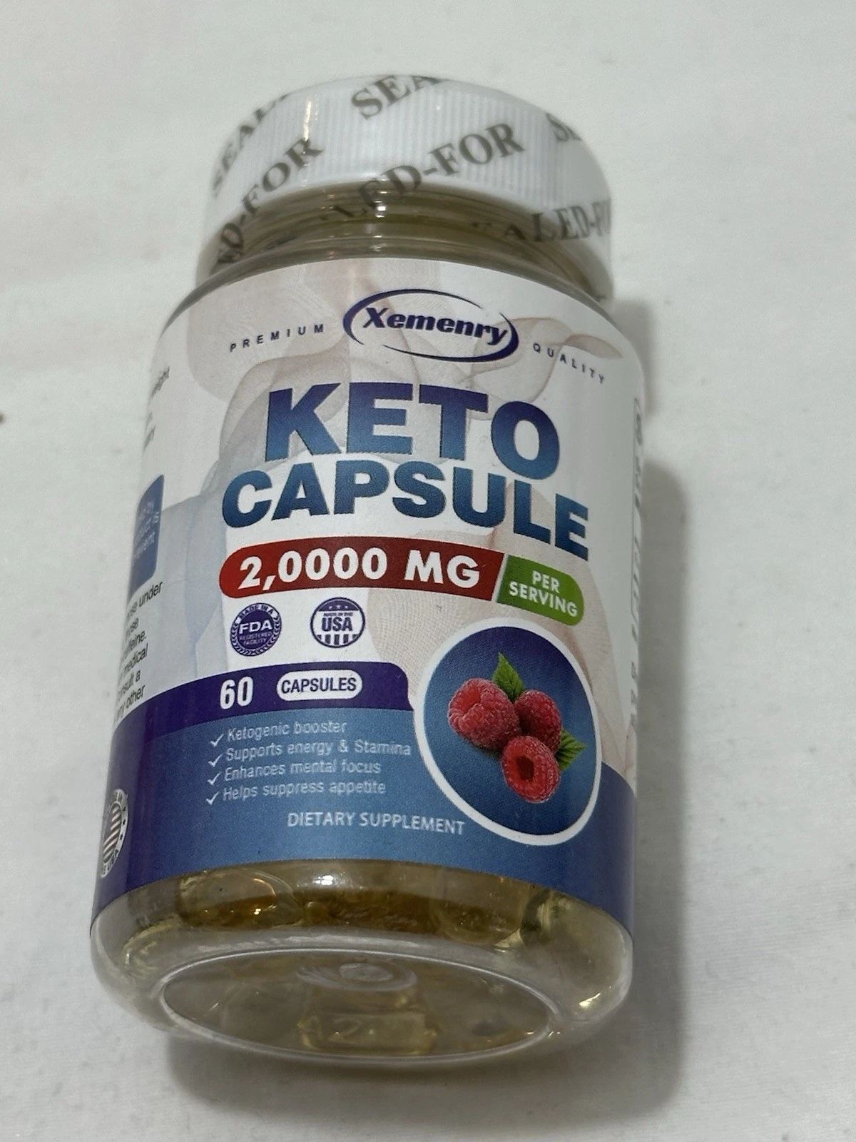 Keto Capsules 20000mg Weight Loss Fat Burner Detox Dietary Supplement 11/25