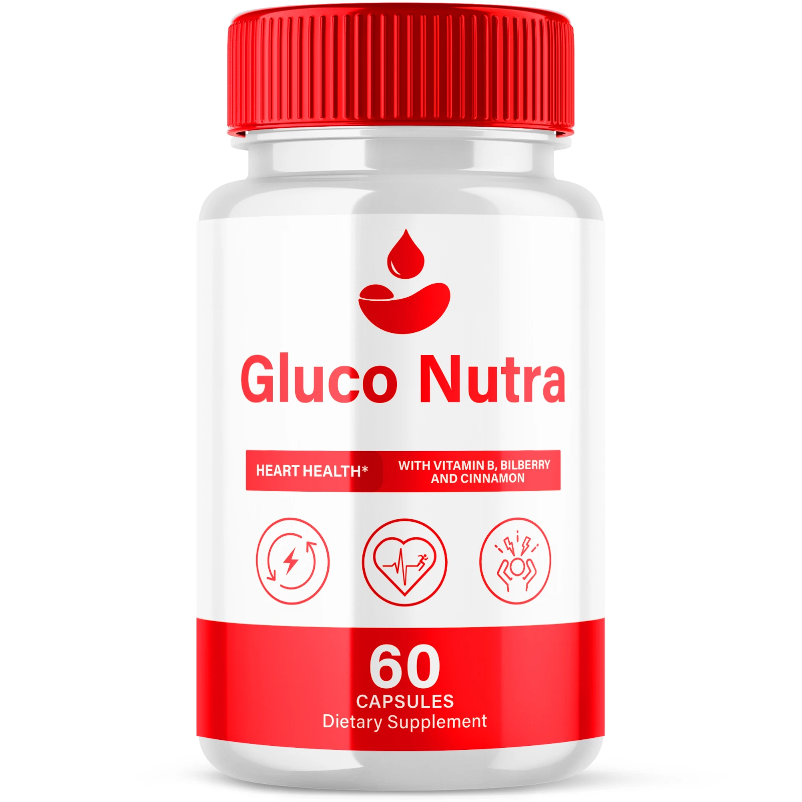 Gluco Nutra Support Pills Advanced Glycogen Max Support Supplement 60 Capsules