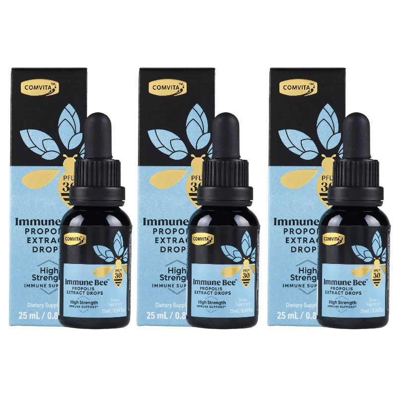 [Comvita] 3 x High Strenght Propolis Extract Drops PFL30 Alcohol Free 25ml