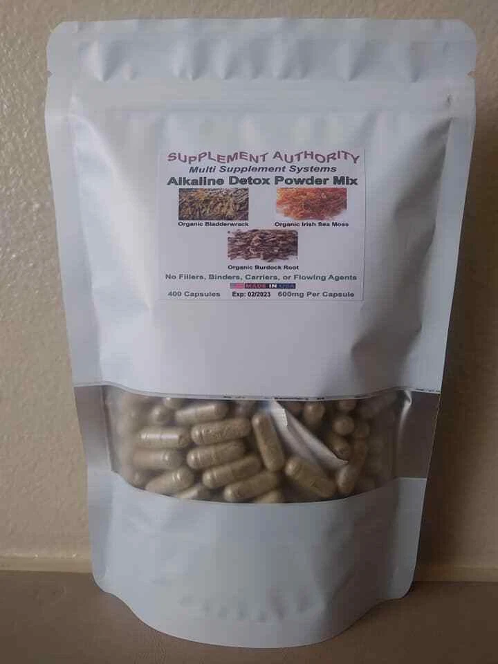 Irish Sea Moss - Bladderwrack - Burdock Root - Alkaline Detox ~ Dr. Sebi ~ 400ct