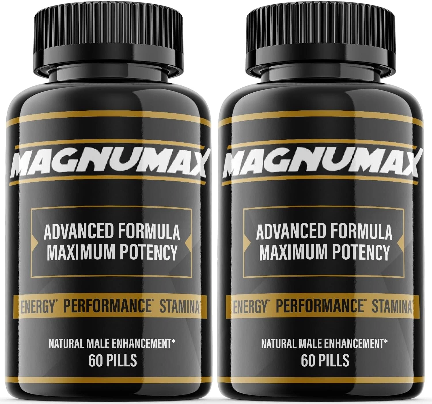(2 Pack) Magnumax - Vegan, Male Vitality Supplement Pills - 120 Capsules