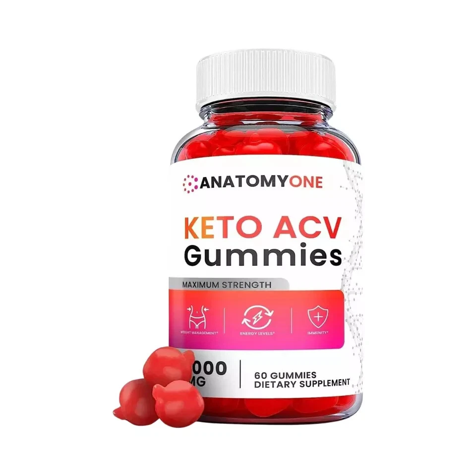 Anatomy One Keto ACV Gummies Maximum Strength Dietary Supplement - (60 Gummies)