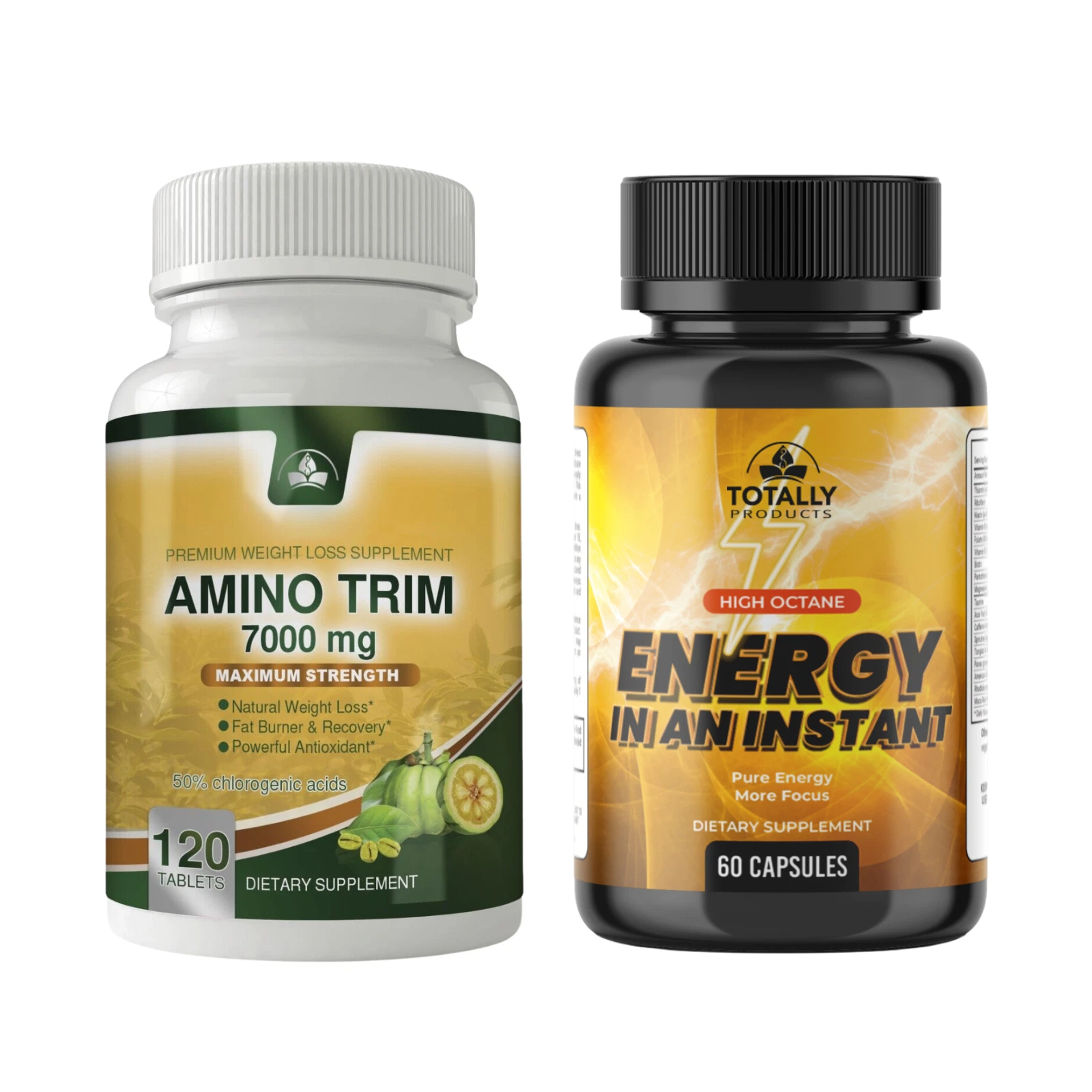 Amino Trim Fat Burn Weight Loss & Energy Boost Brain Health Memory Supplements
