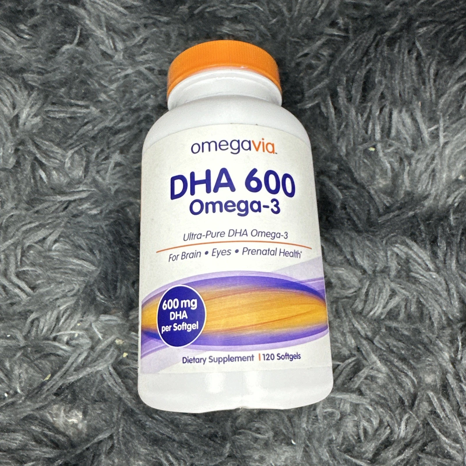 DHA 600, Omega-3, 120 Softgels Exp 02/2027