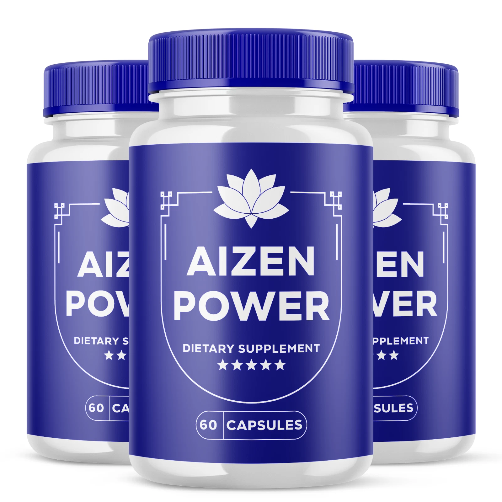 (3 Pack) Aizen Power, Aizen Power Male Enhancement Supplement (180 Capsules)