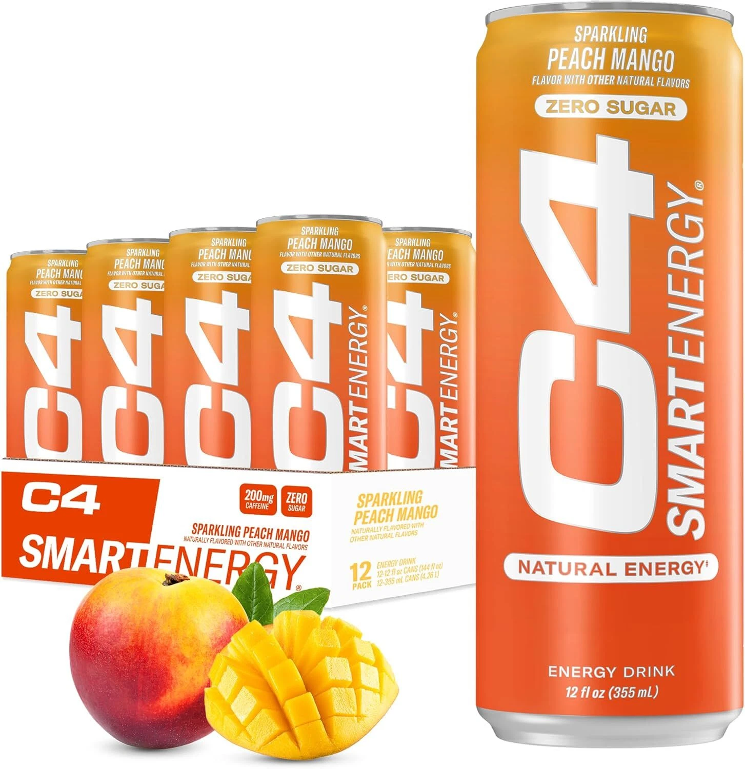 Cellucor C4 Smart Energy Drink ‚ Boost Focus and Energy with Zero Sugar, Natural