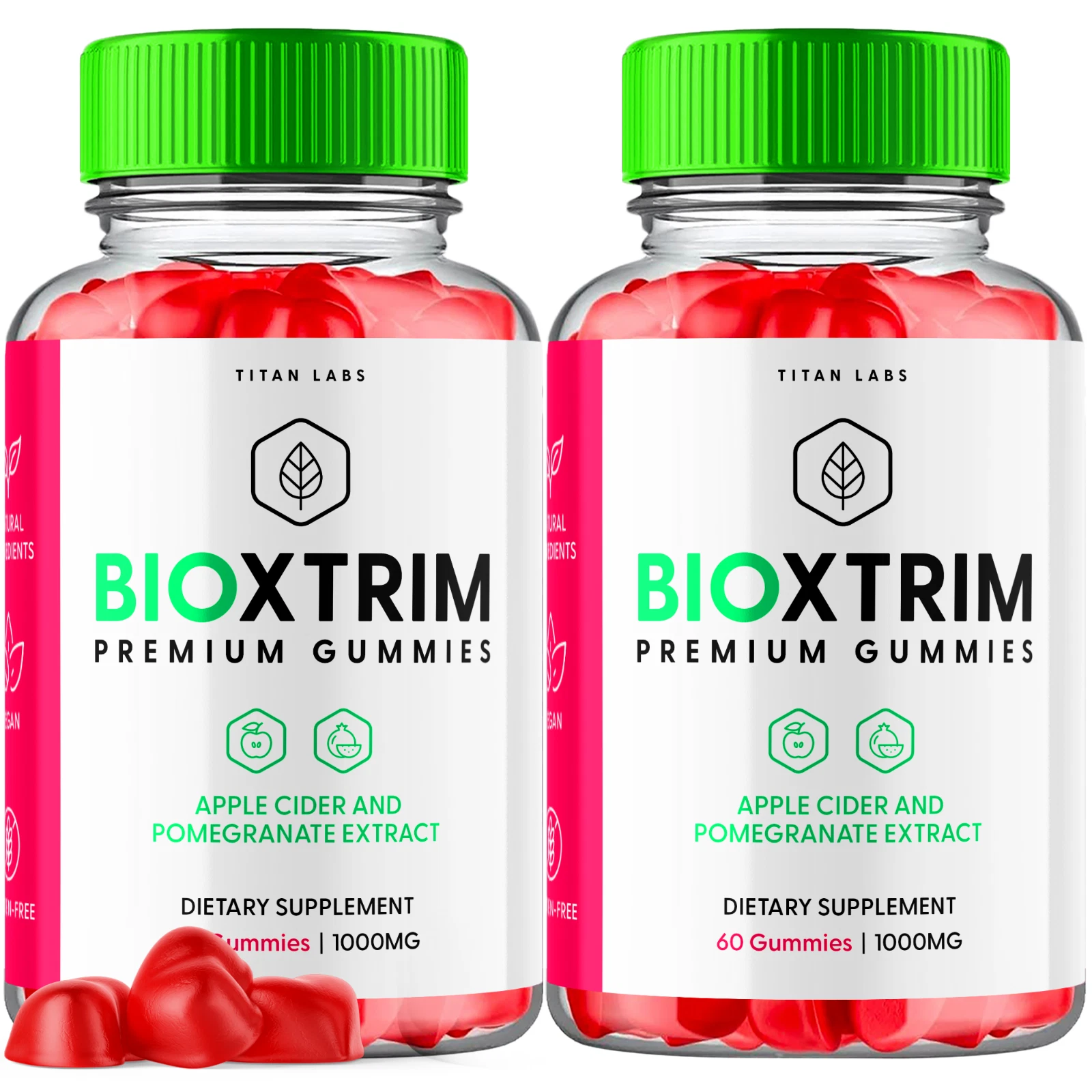 (2 Pack) Bio X Trim Keto, BioX Trim Keto ACV Weight loss Gummies (120 Gummies)