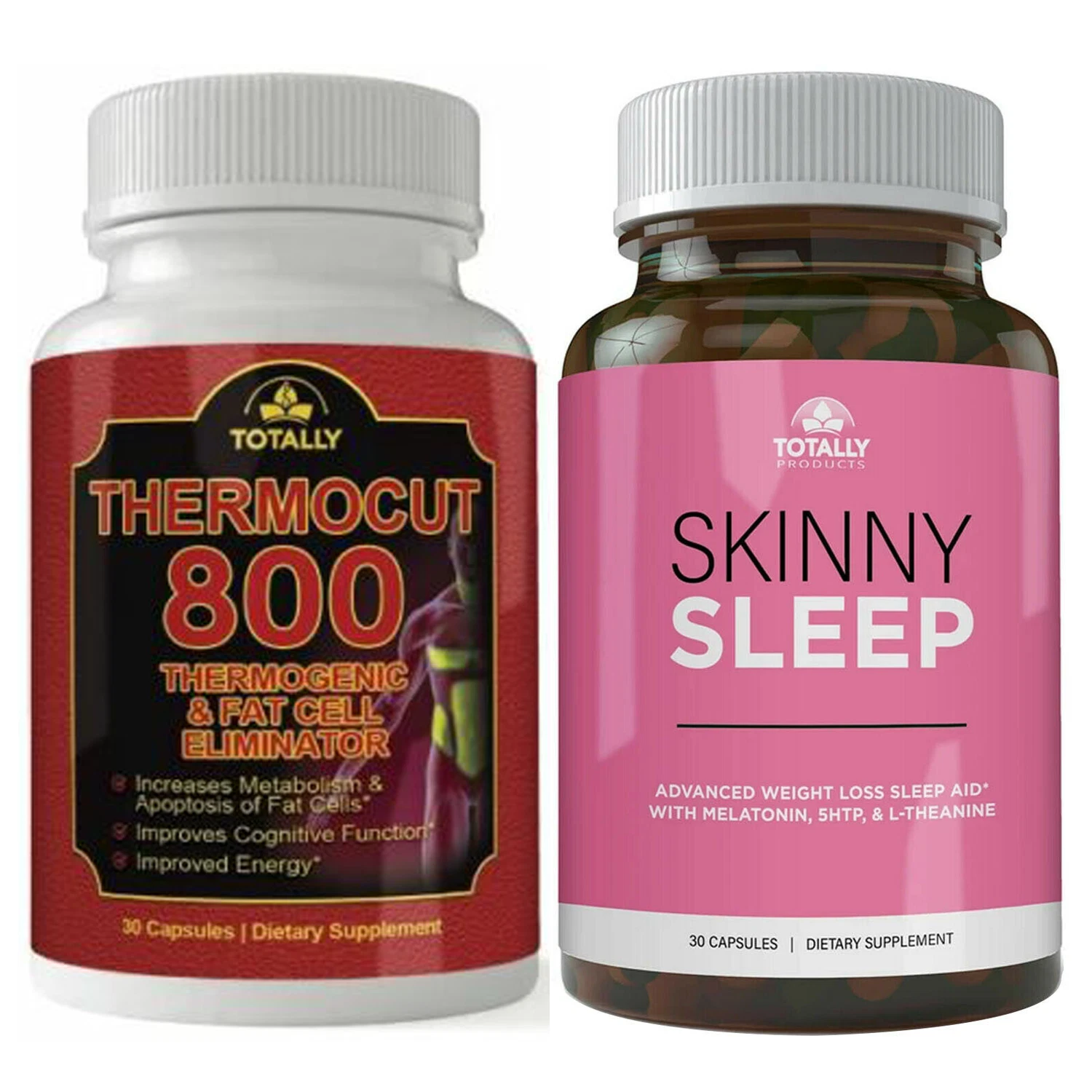 Thermogenic Fat Burner Metabolism Pills Skinny Sleep Aid Weight Loss Supplement