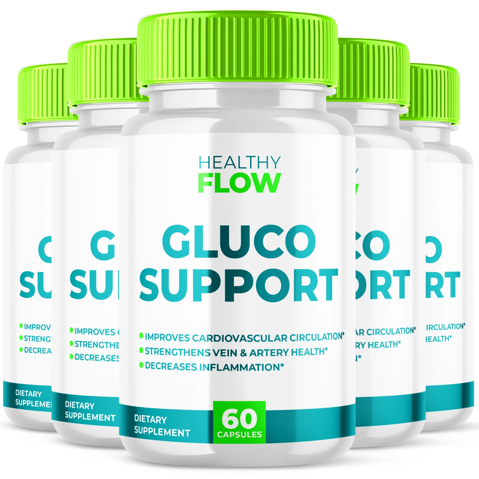 Healthy Flow Blood Advanced Formula Sugar Support Glyco Supplement 300 Capsules