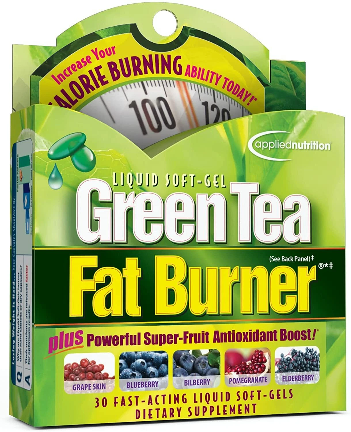Applied Nutrition Green Tea Fat Burner 30 Liquid Soft-Gels 2 PACKS. FAST SHIP*