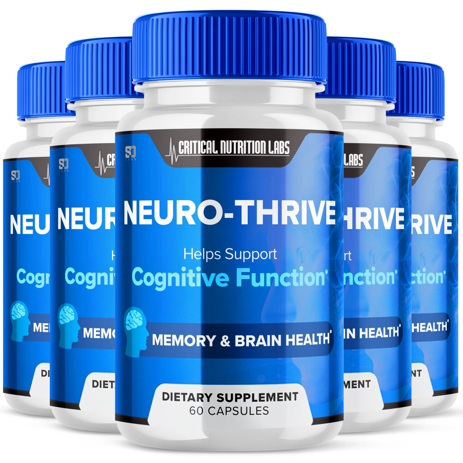 Neuro-Thrive - Cognitive Support, Enhance Mental Sharpness and Focus (5 Pack)