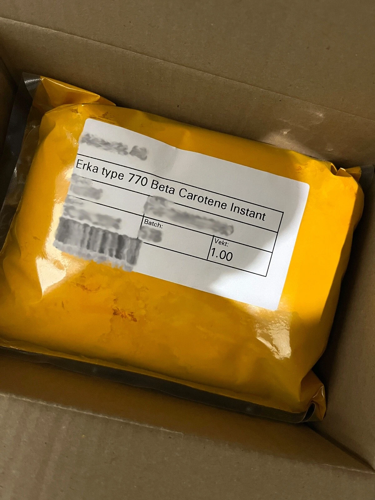 Beta Carotene Pure 770 Powder