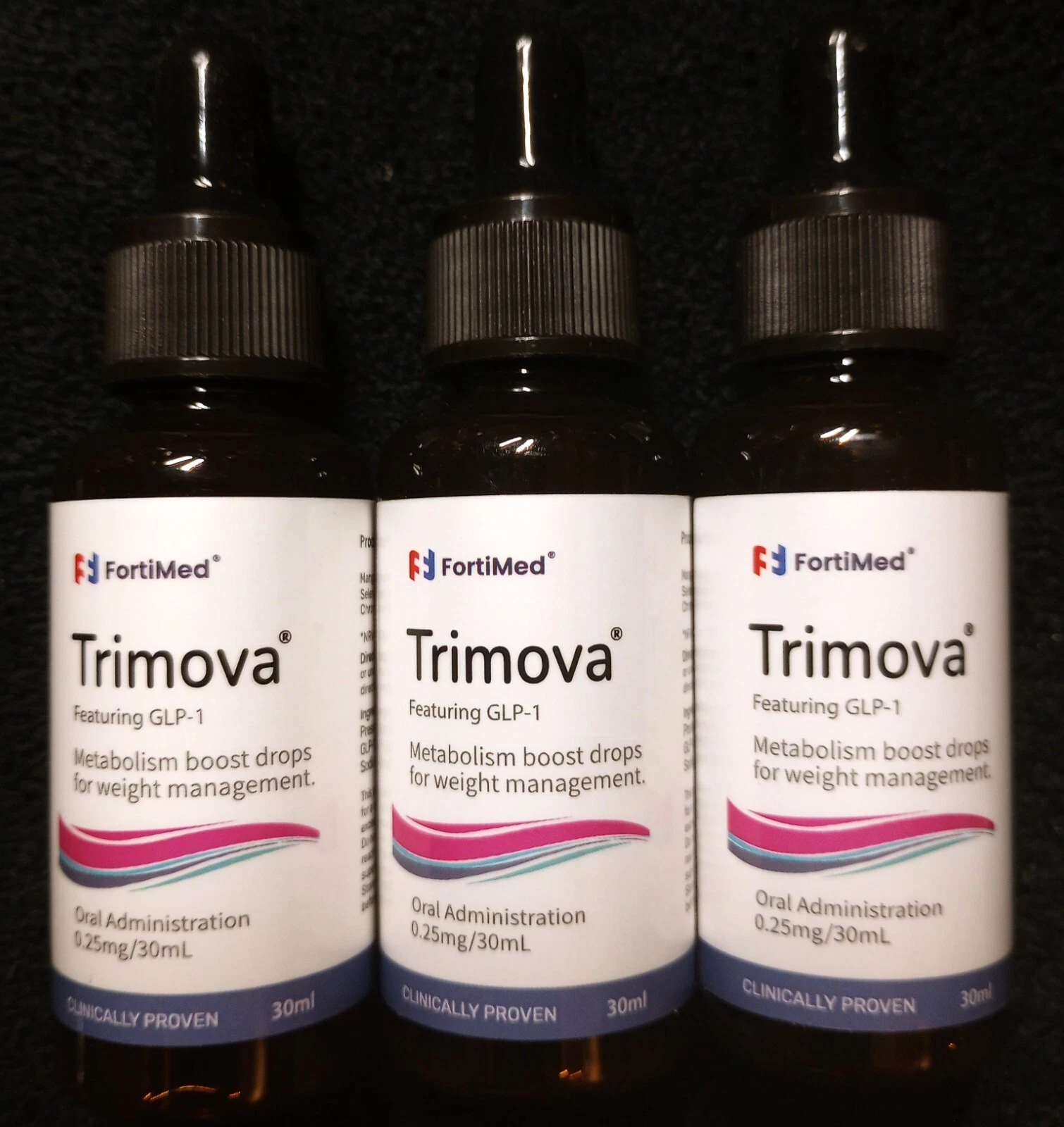 (3 Pack) Trimova Weight Loss Drops (Boost Metabolism & Burn Fat)