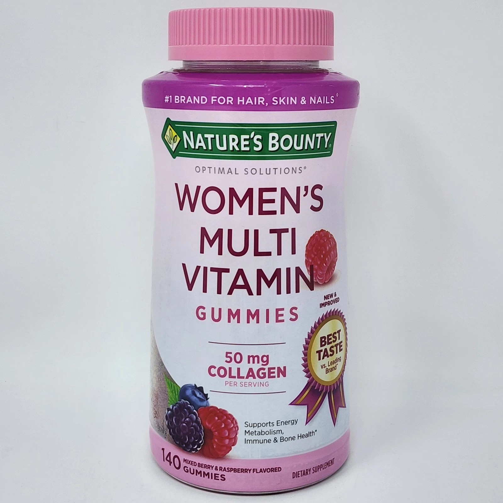Nature's Bounty Women's Multivitamin with 50 mg Collagen 140 Gummies Exp 04/2026
