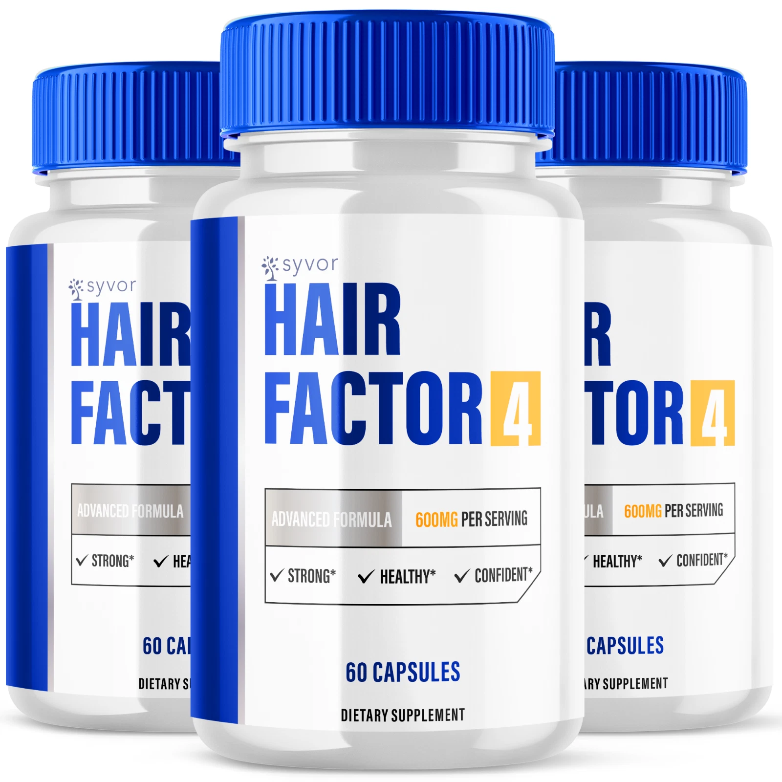 Hair Factor 4 Advanced Formula Supporting Strong Healthy Hair Naturally 180 Caps