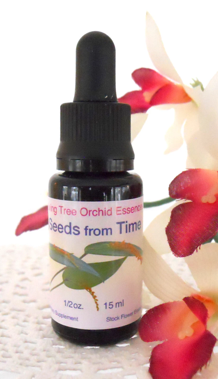 Living Tree Orchid Essences SEEDS FROM TIME 15 ml 1/2 oz Acts on Chakras