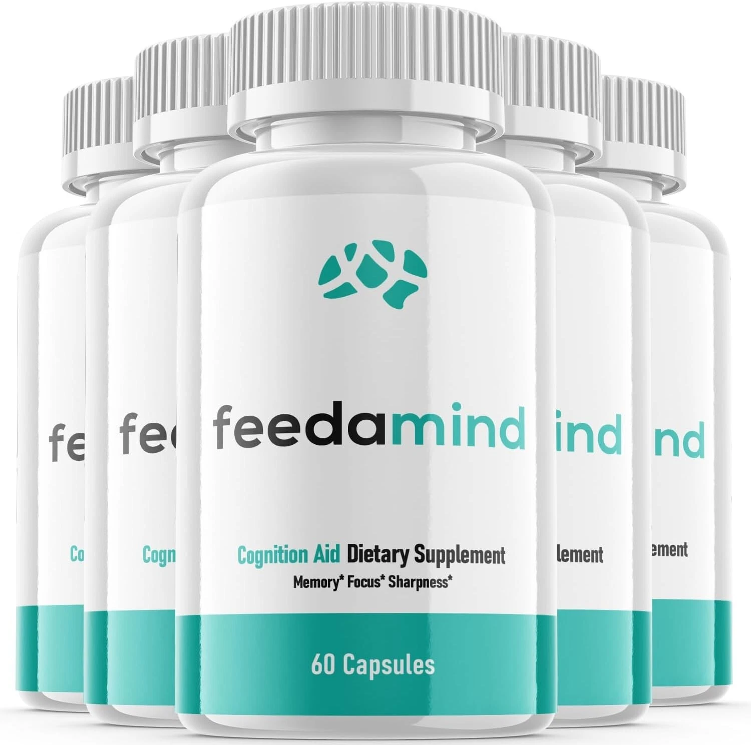 5- Feedamind Nootropic Pills - Brain Productivity Support Supplement - 300 Pills