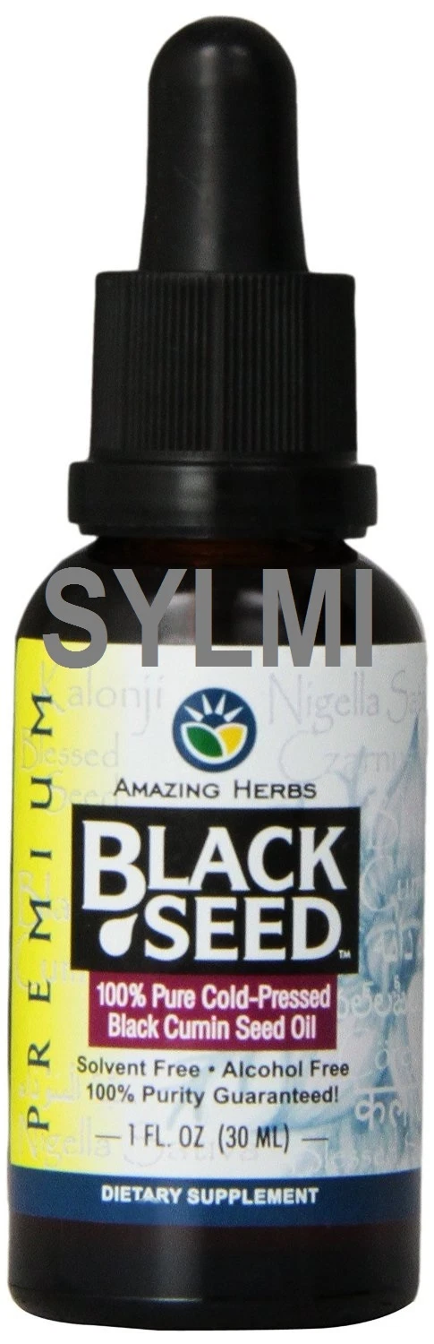 30 ml AMAZING HERBS Premium ORGANIC Pure BLACK SEED OIL Cold Pressed Cumin 1 oz