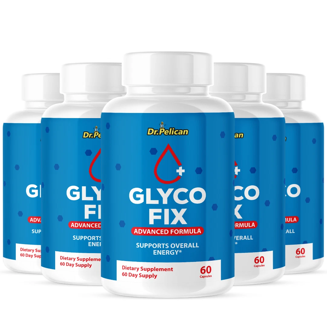 Glyco Fix- Blood Support- 5 Bottles- 300 Capsules