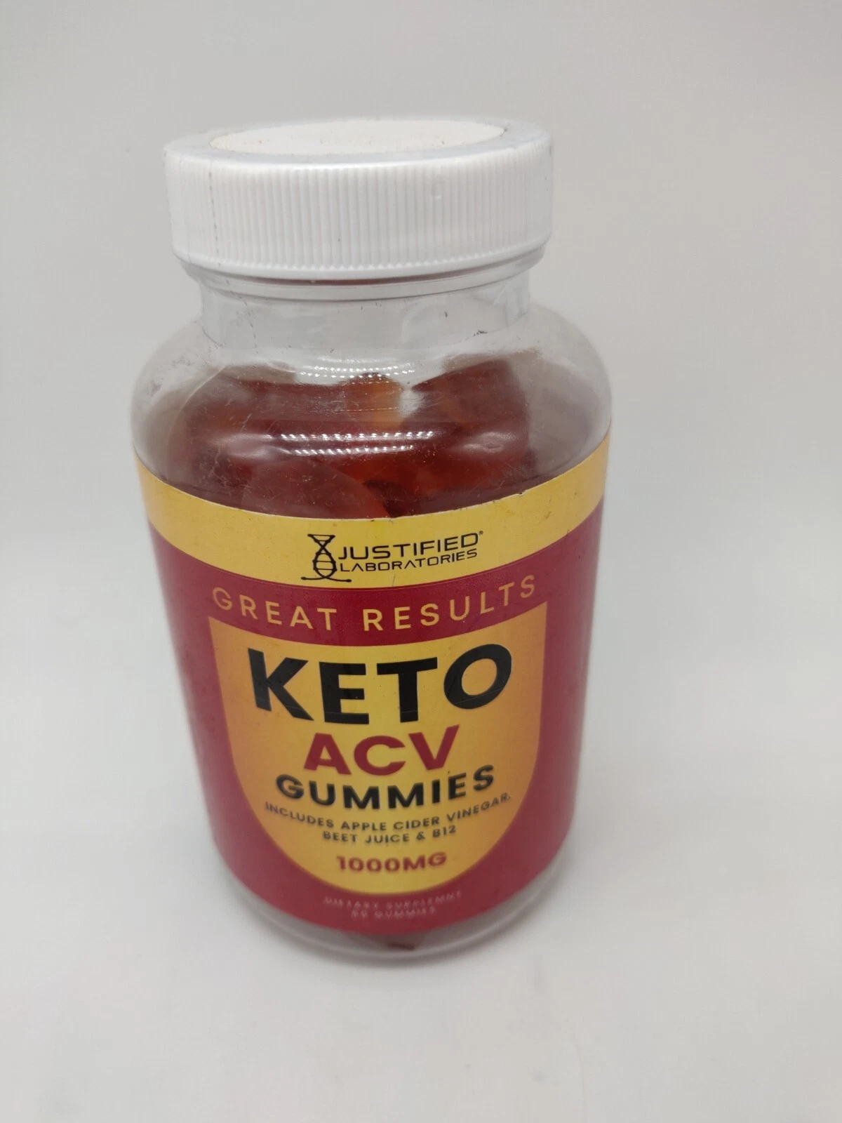 Keto ACV Gummies 1000MG Apple Cider Vinegar 60 Gummys