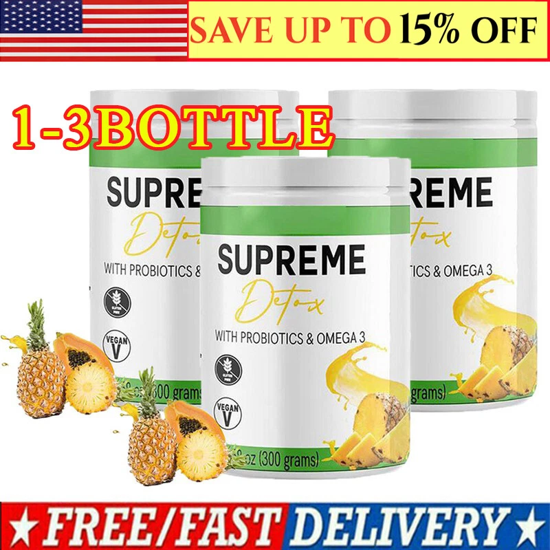 1-3X Supreme Detox Supplement Healthcare Natural Fiber Powder