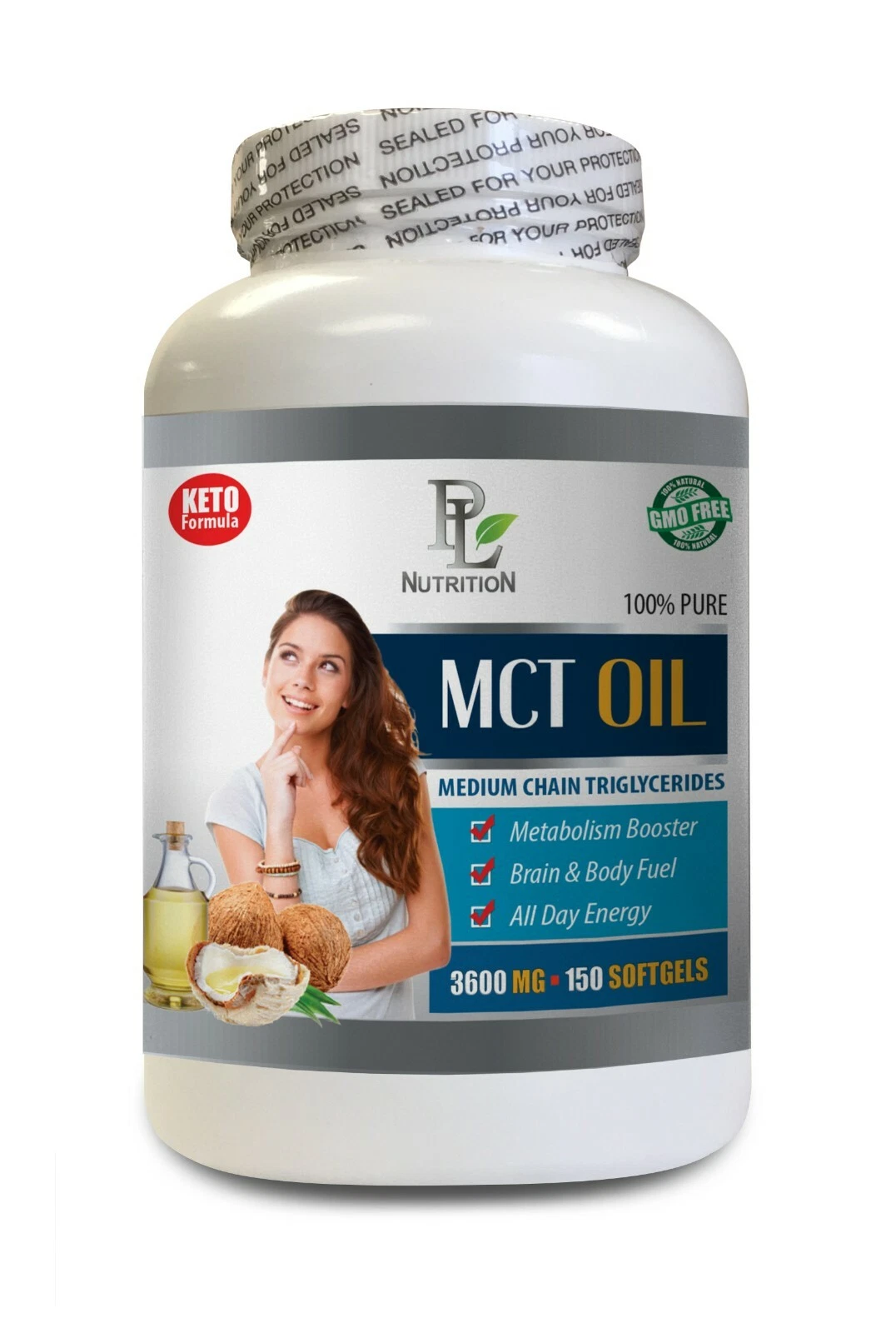 to digest ketosis easily - MCT OIL - keto coconut mct 1BOTTLE