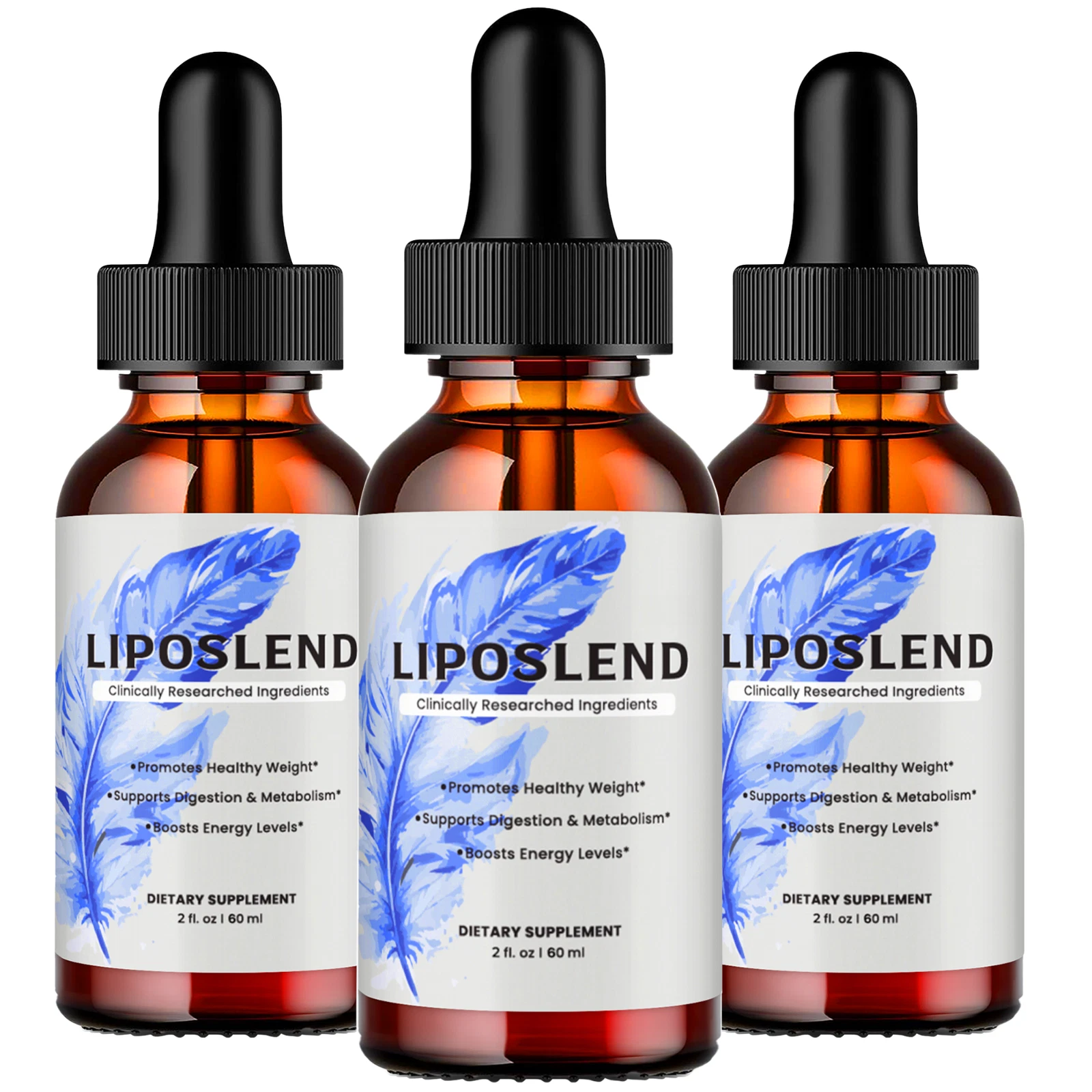 LipoSlend Drops - Official Formula (3 Pack)