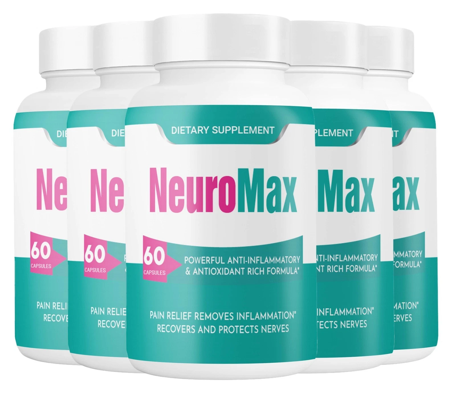NeuroMax Nootropic Pills Natural Formula Brain Supplement (5 PACK)