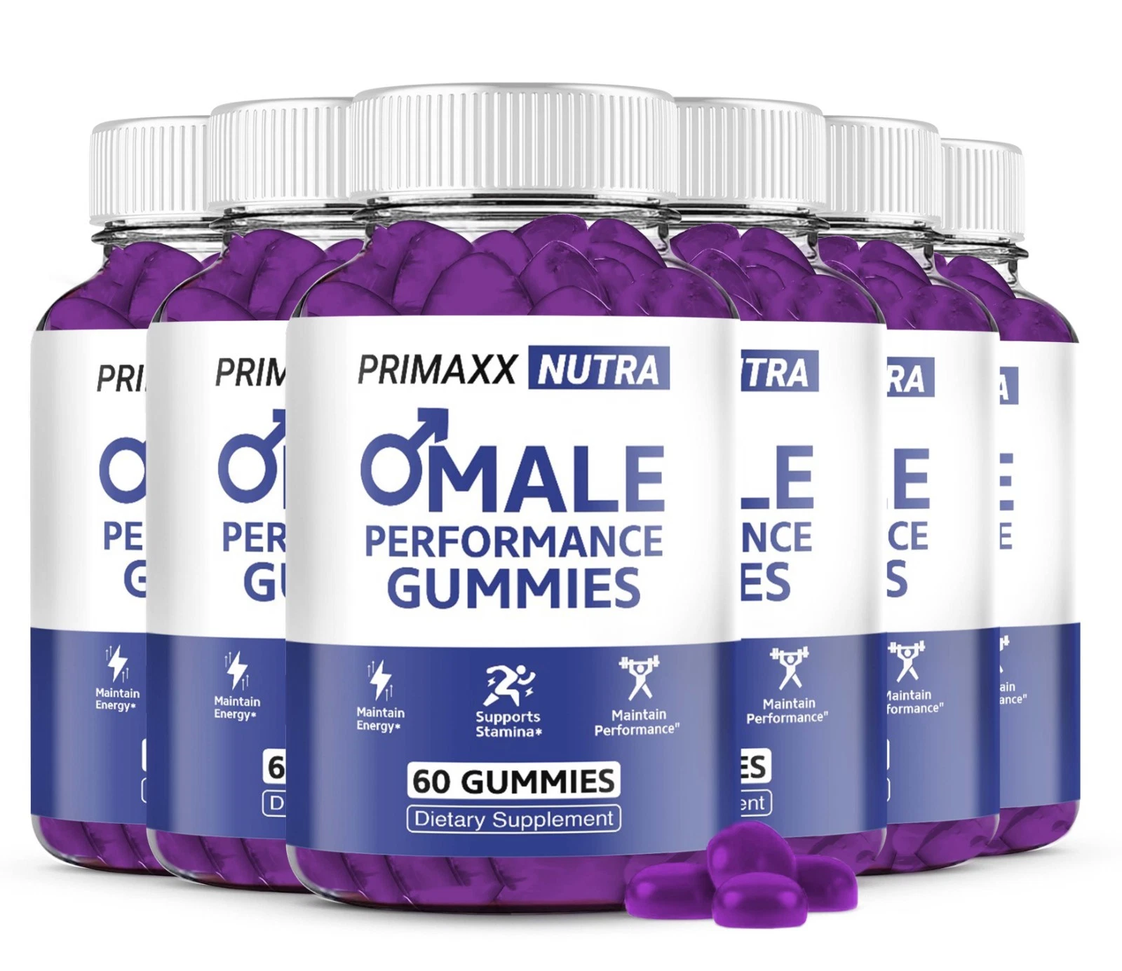 (6 Pack) Primaxx Nutra Gummies for Men,PrimaxxNutra Advanced Male Health Support