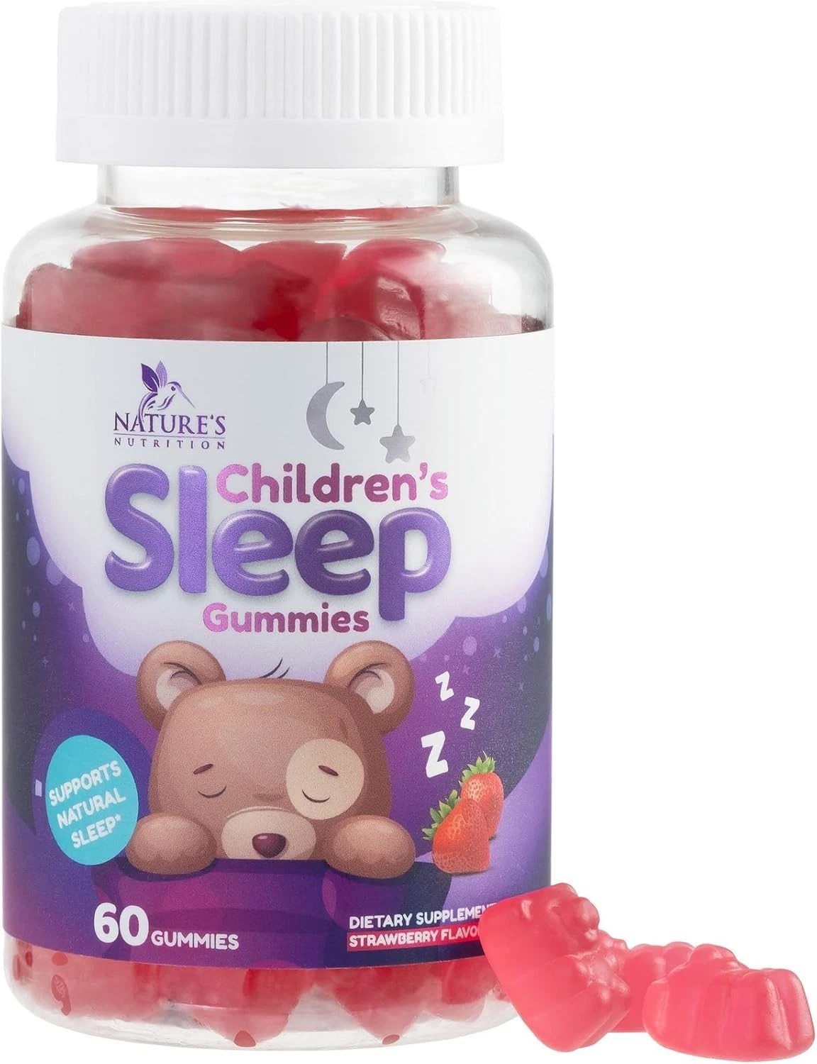 Kids Sleep Gummies 2mg, Children's Sleep Gummy with Melatonin, Non-Habit Forming