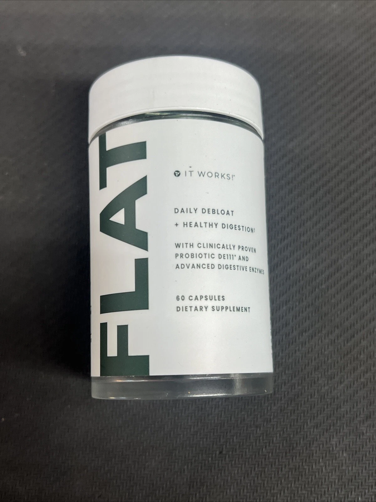 It Works FLAT- Daily Debloat & Healthy Digestion- 60 Capsules - New Sealed
