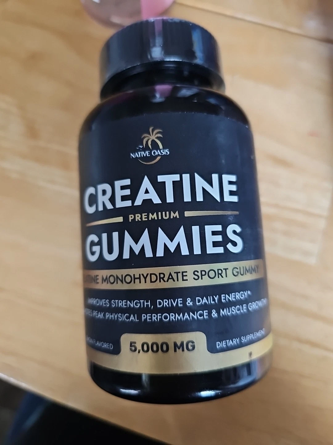 Native Oasis Creatine Premium Gummies 5000mg 1 Bottle