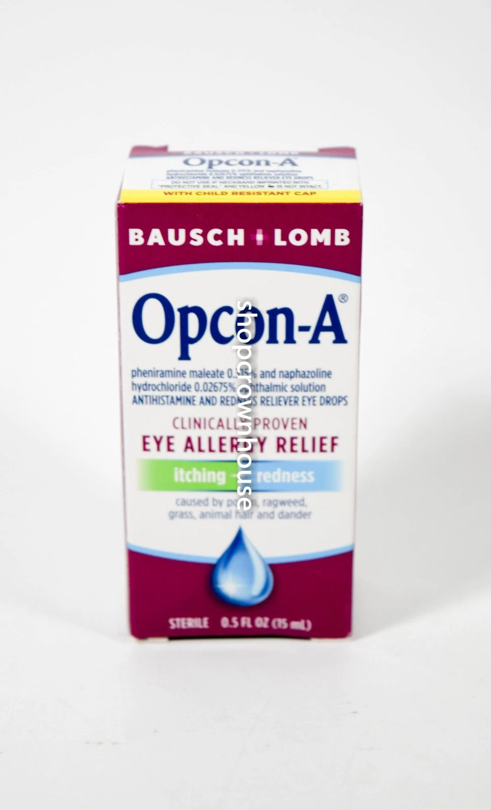 1 Bausch + Lomb Opcon-A Eye Allergy Relief Drops 0.5 fl oz EXP 11/2026