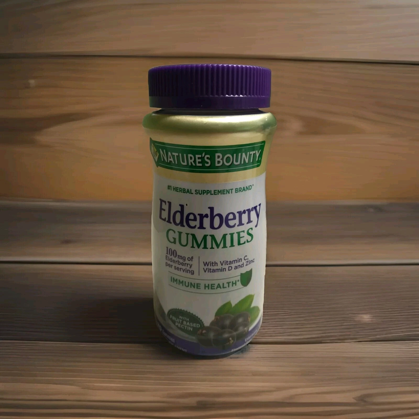 (NIB) Nature's Bounty Elderberry Gummies For Immune Health *70 Gummies*