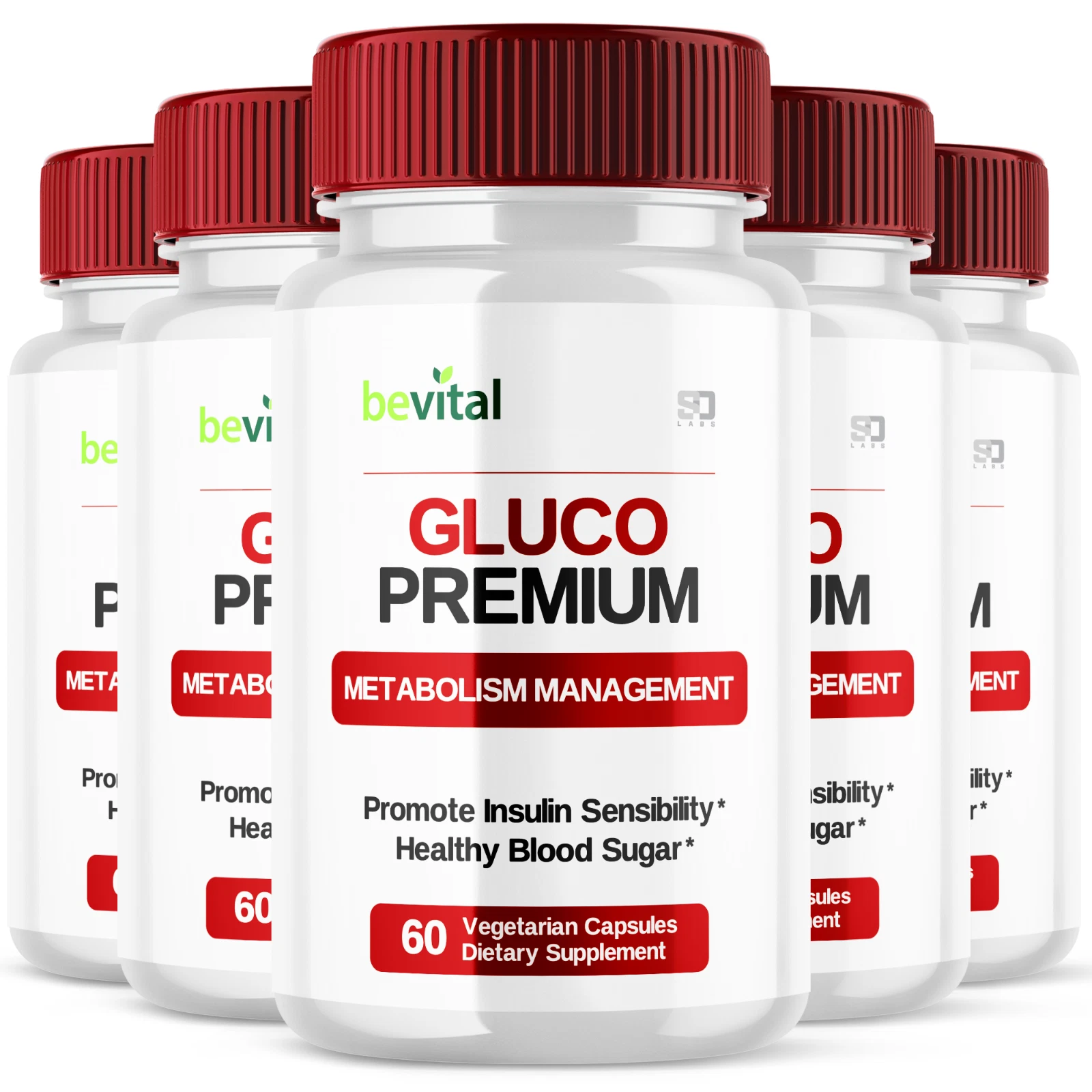 Bevital Gluco Premium Supports Metabolism Management & Blood Health (5 Pack)