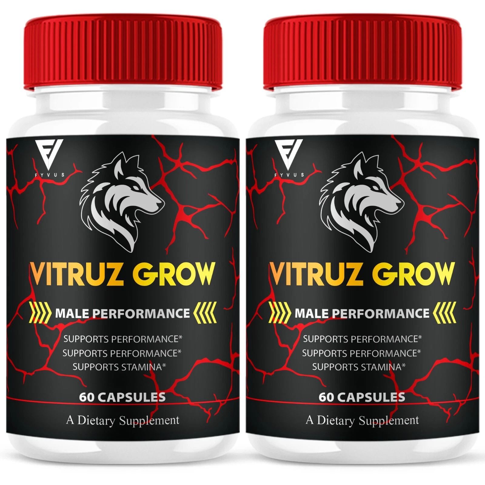 (2 Pack) Vitruz Grow Supplement, VitruzGrow Max Strength Capsules (120 Capsules)