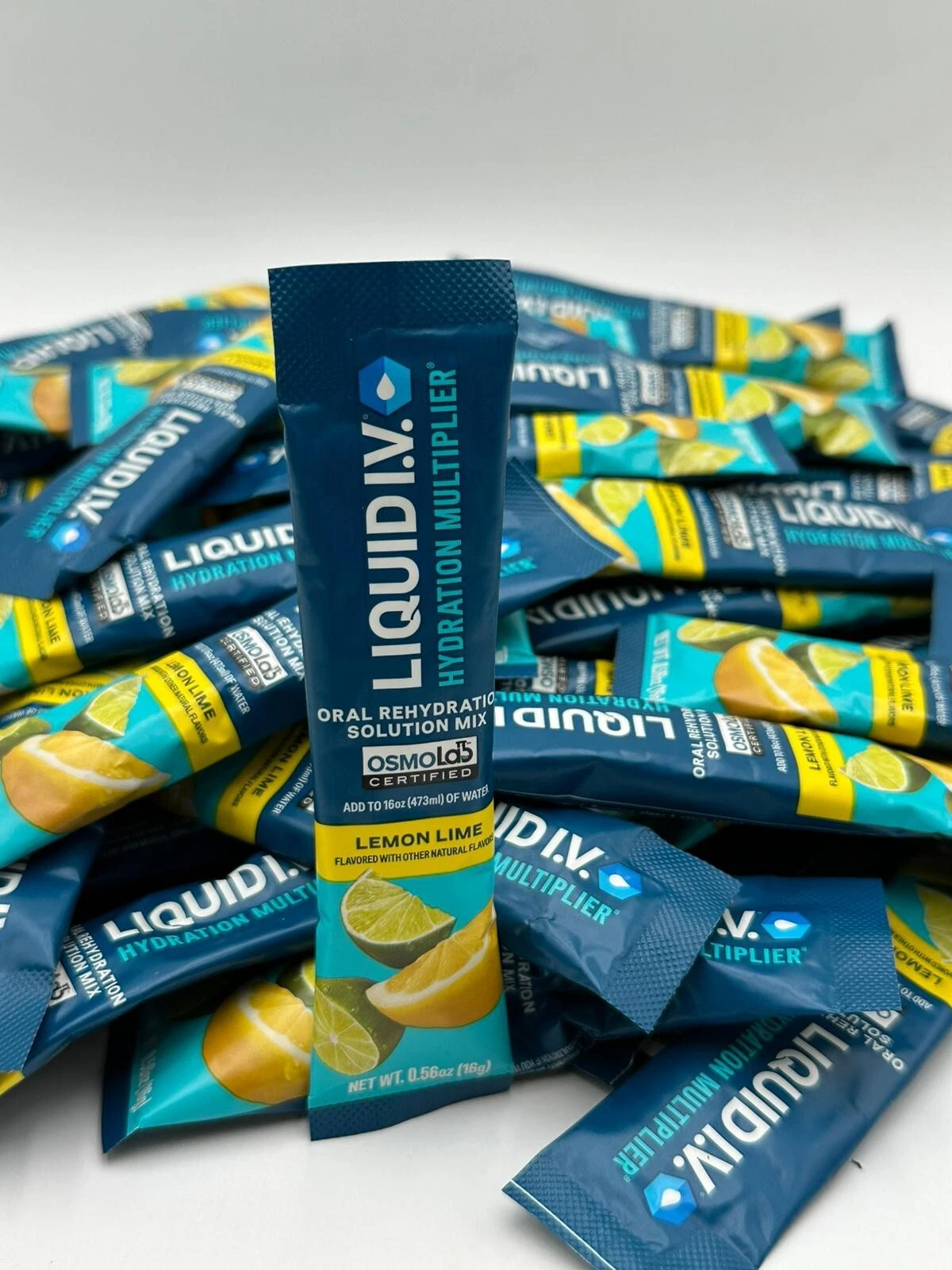 Liquid I.V. Hydration Multiplier Lemon Lime Electrolyte Powder Drink Mix - 50ct