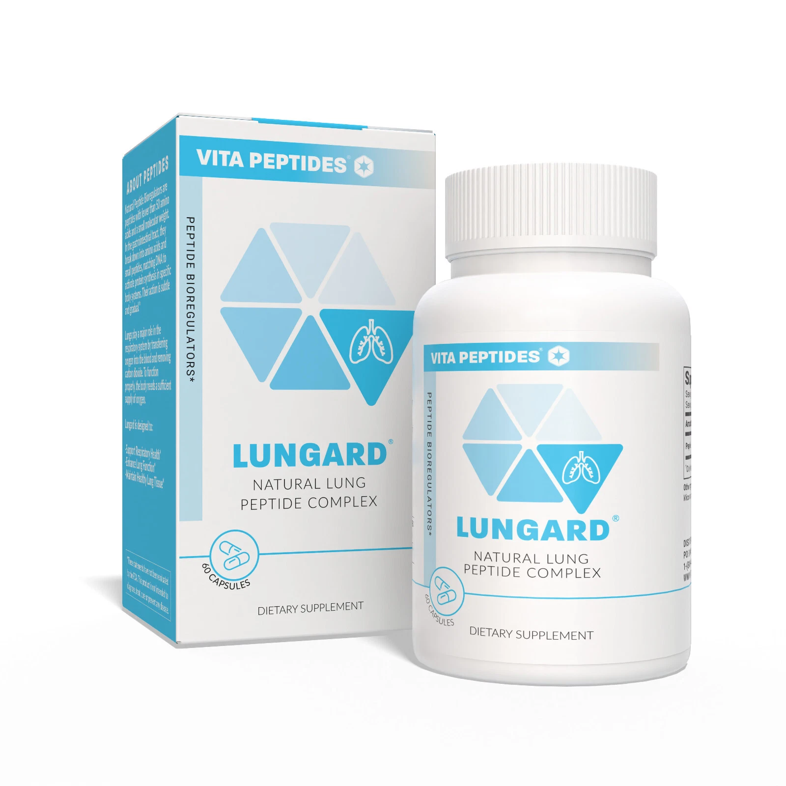 Lungard – Lungs Peptide Bioregulator 30 & 60 Capsules - Free Shipping