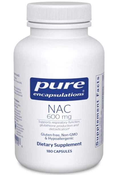 Pure Encapsulations NAC 600 mg - 180 Capsules