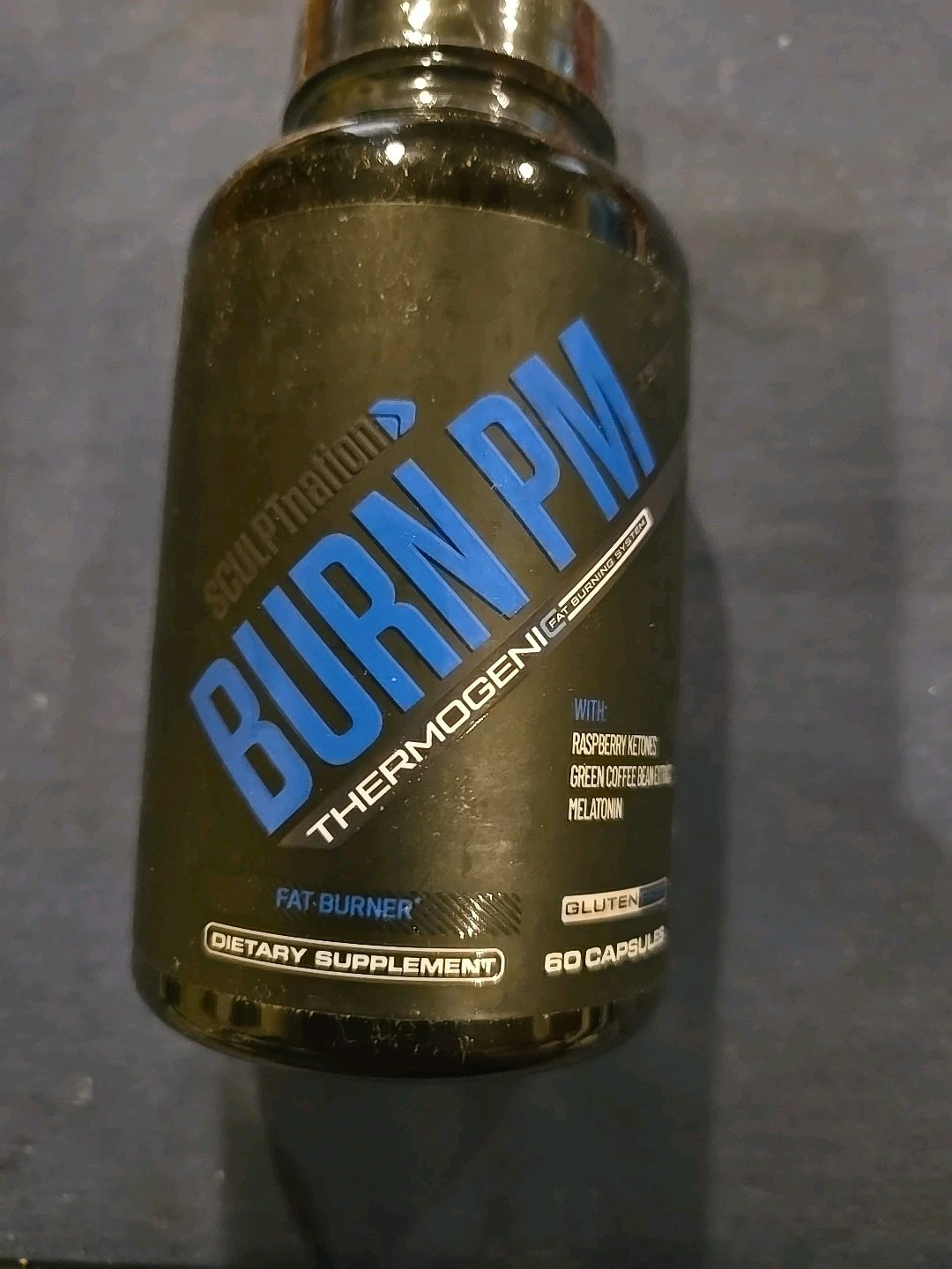 Sculptnation Burn PM Thermogenic Fat Burner Dietary Supplement 60 Capsules