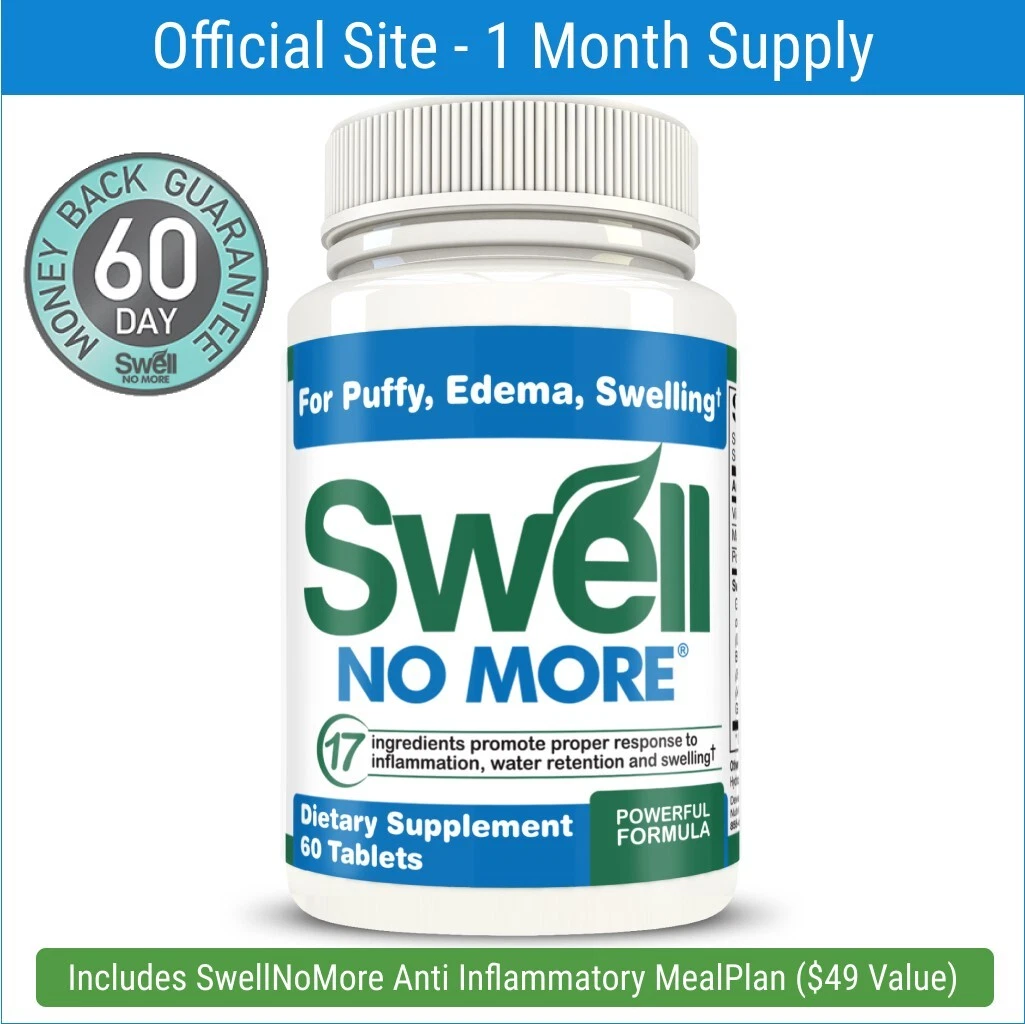Swell No More Reduces Puffy Eyes Swollen Feet Legs Ankles Edema Swelling