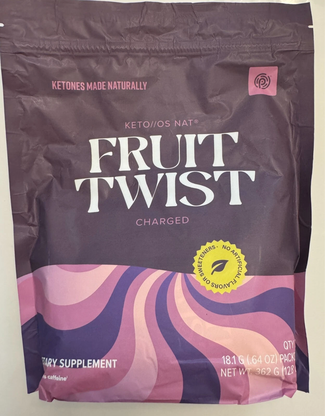 Pruvit Ketones Keto OS Nat FRUIT TWIST 20 Packs Charged Free Shipping 07/2025