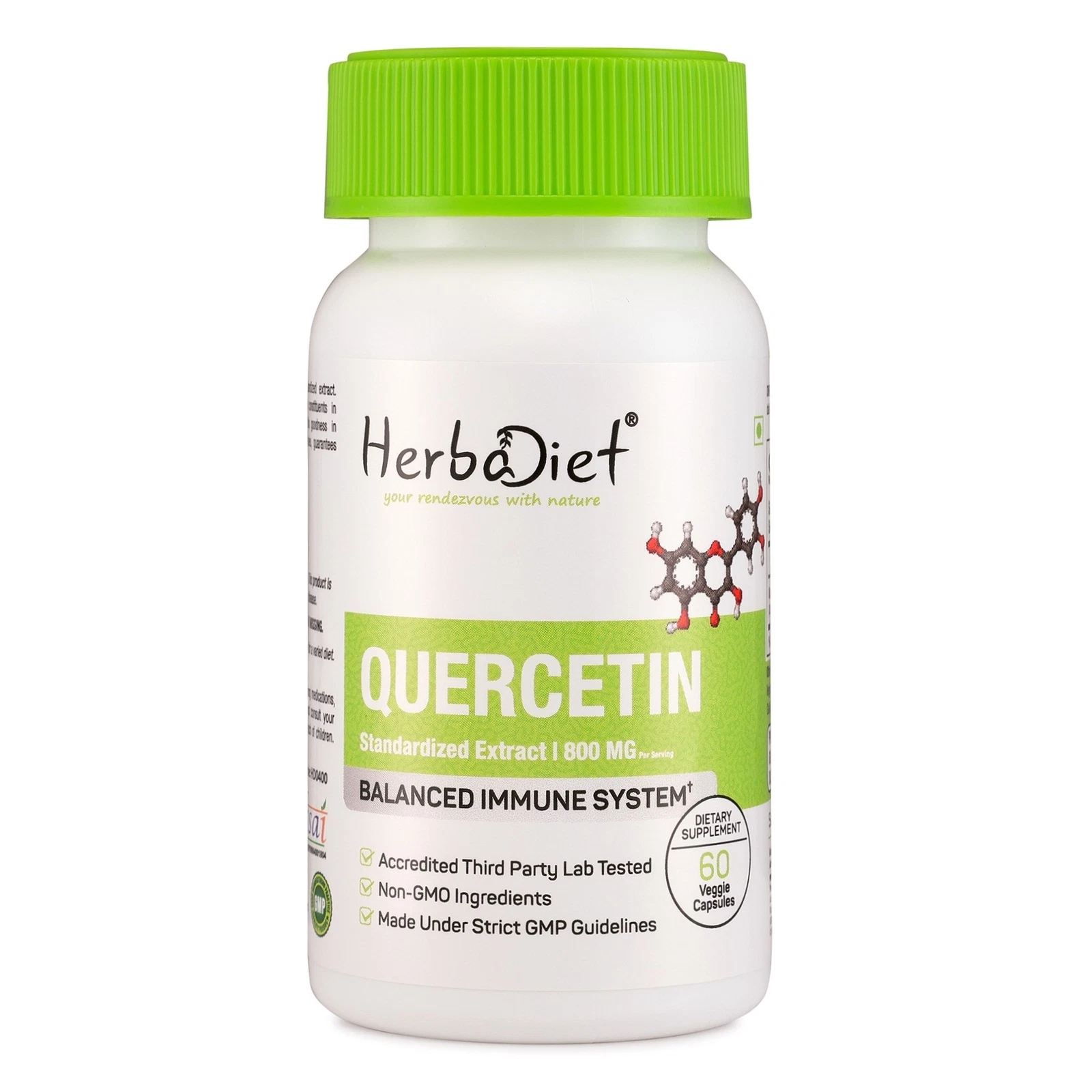 Quercetin 800mg Capsules 98% Extract GENUINE Best Value STROGEST Immune Support