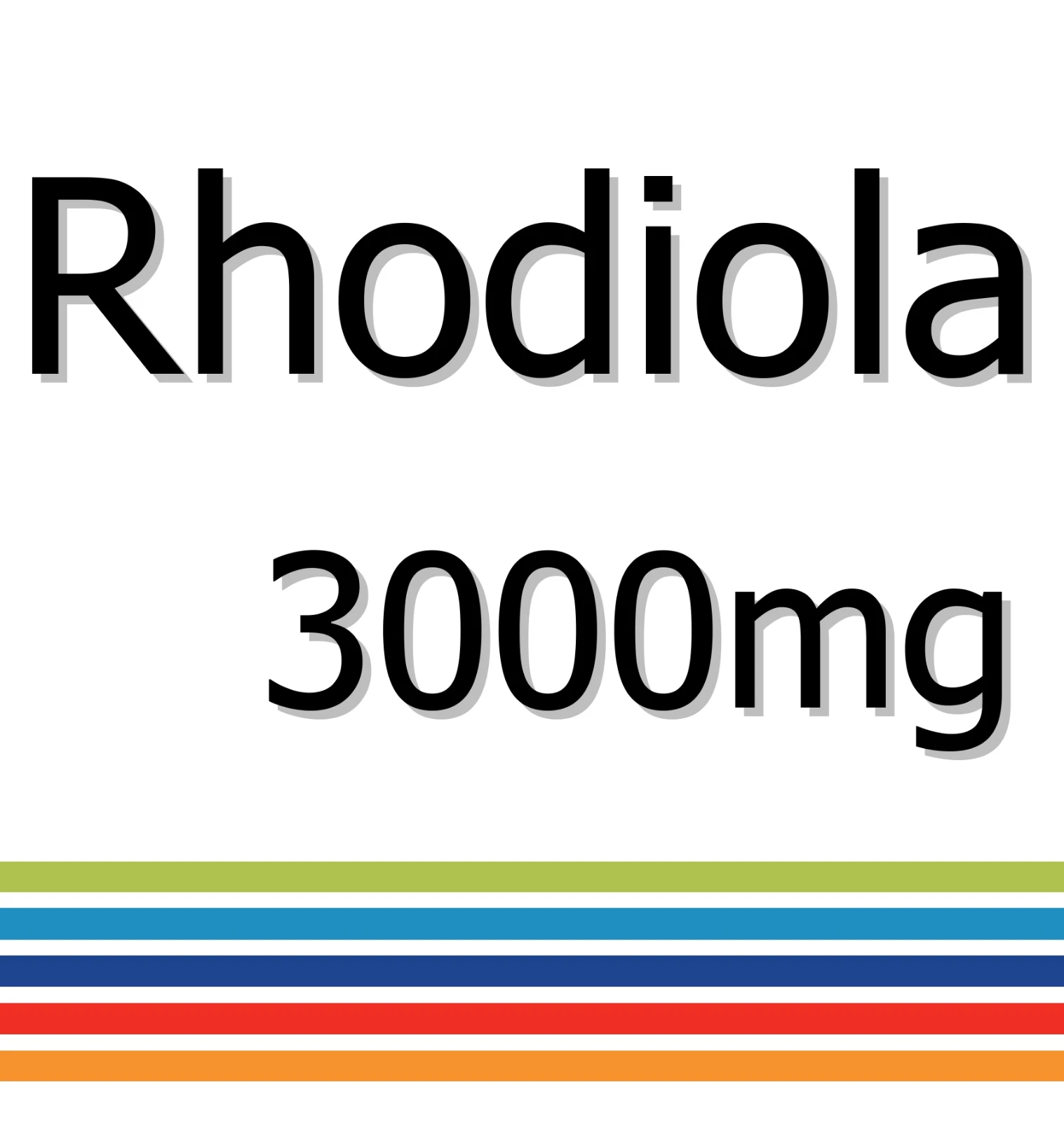 Rhodiola 3000mg x 30 Tablets - Reduced Stress