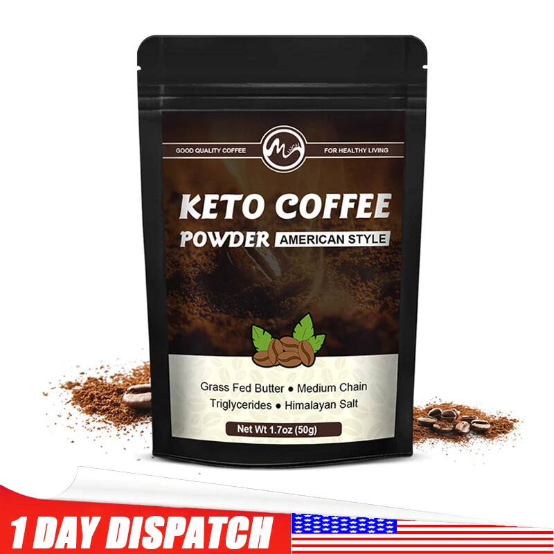 Keto Coffee Powder Fat Burner Detox Appetite Suppressant Slimming Supplement