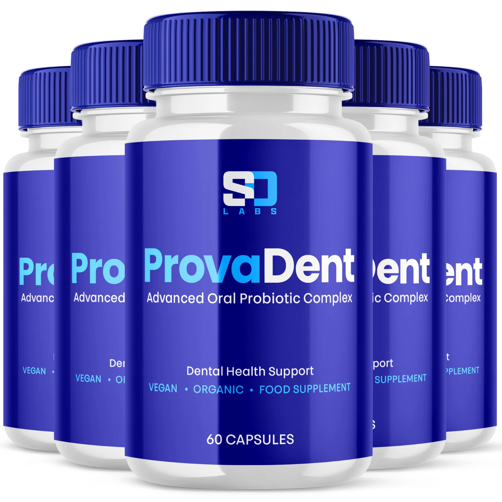 (5 Pack) ProvaDent Oral Probiotic Support Healthy Teeth and Gums (300 Capsules)